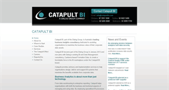 Desktop Screenshot of catapultbi.com